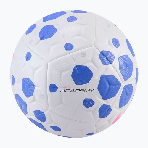 Futbalová lopta Nike Academy white/racer blue/pink blast veľkosť 5