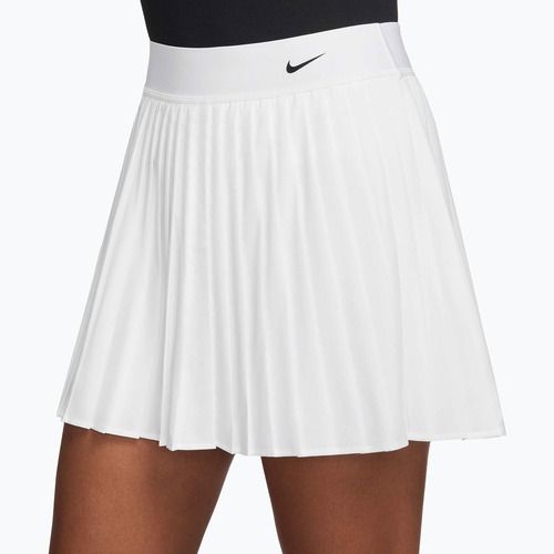 Tenisová sukňa Nike Victory Dri-Fit High-Waisted Pleated white/black