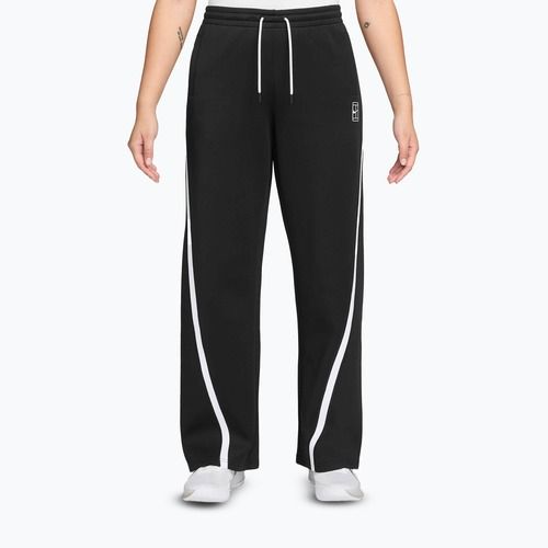 Dámske tenisové nohavice Nike Advantage Dri-Fit Mid-Rise black/white