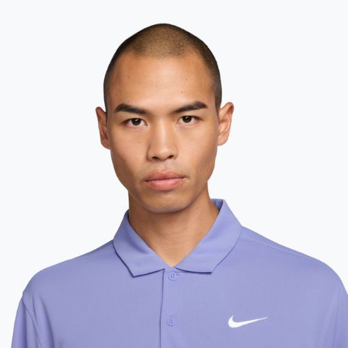 Pánske tenisové polo Nike Court Dri-Fit Polo Solid light thistle/white