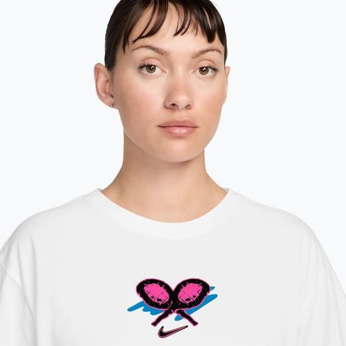 Dámske tenisové tričko Nike Slam Dri-Fit white