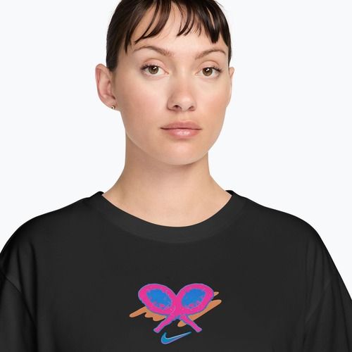 Dámske tenisové tričko Nike Slam Dri-Fit black