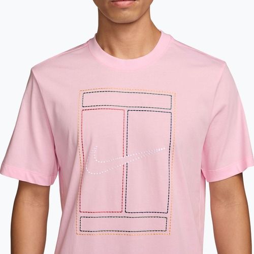 Pánske tričko Nike Court Heritage pink foam