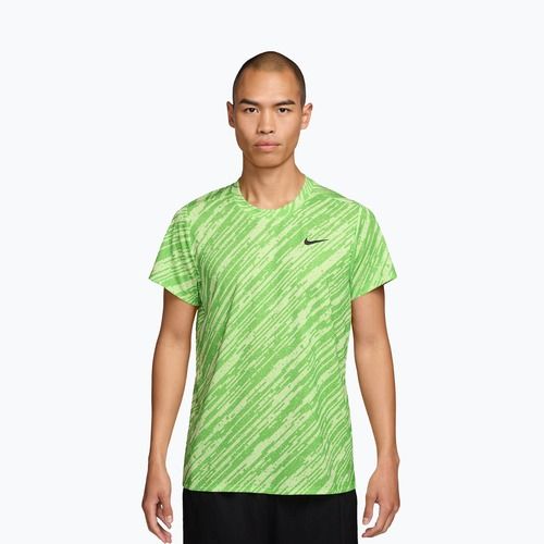 Pánske tenisové tričko Nike Court Dri-Fit Victory Print mean green/black