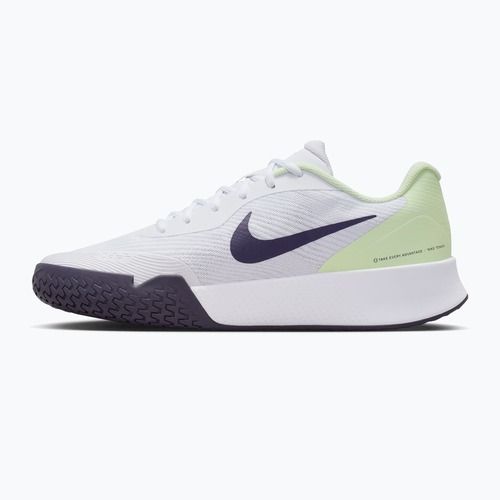 Pánske tenisové topánky Nike Vapor Lite 3 white/volt tint/dark raisin