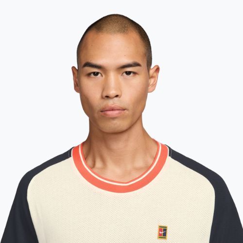Pánske tenisové tričko Nike Court Heritage sail/dark obsidian