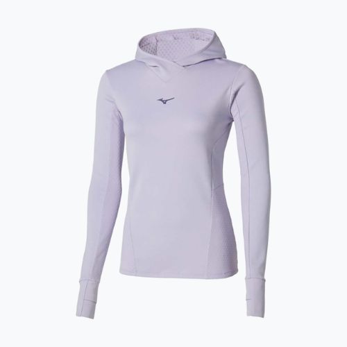 Dámska bežecká mikina Mizuno Active Warm Hooded Icelandic Blue