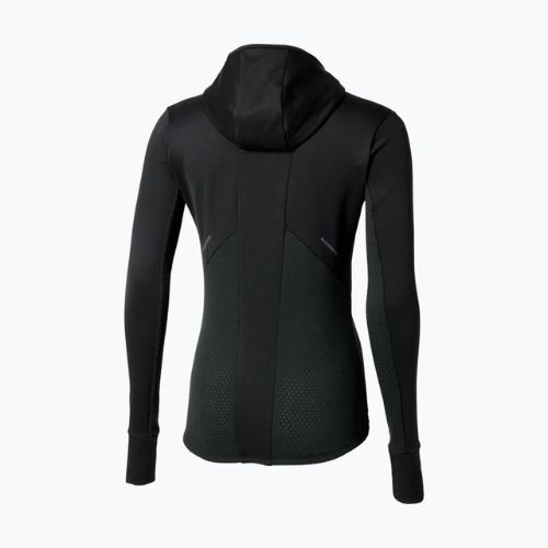 Dámska bežecká mikina Mizuno Active Warm Hooded black