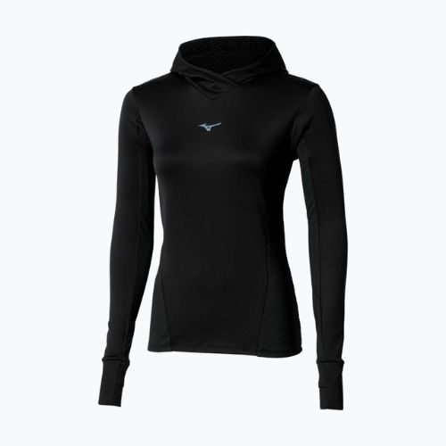 Dámska bežecká mikina Mizuno Active Warm Hooded black