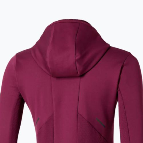 Dámska bežecká mikina Mizuno Active Warm Hooded dark purple