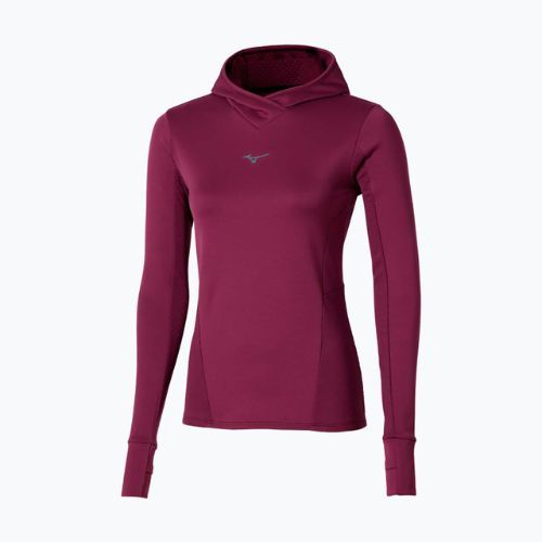 Dámska bežecká mikina Mizuno Active Warm Hooded dark purple