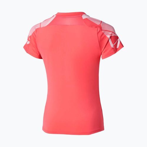 Dámske tenisové tričko Mizuno Daybreakers Printed calypso coral