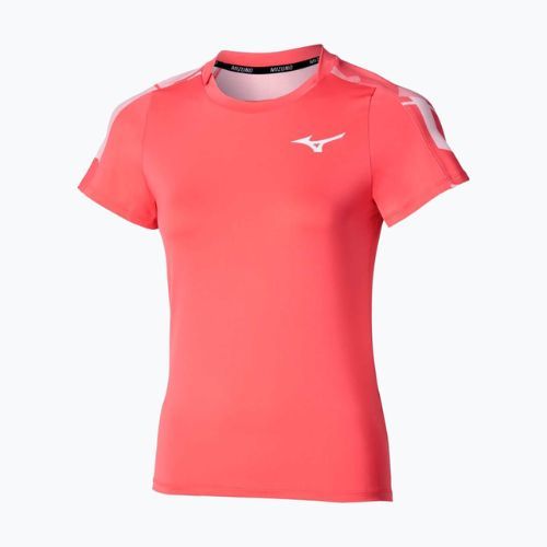 Dámske tenisové tričko Mizuno Daybreakers Printed calypso coral