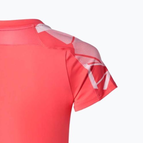 Dámske tenisové tričko Mizuno Daybreakers Printed calypso coral