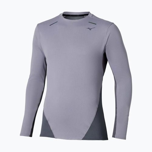Pánsky bežecký longsleeve Mizuno Tech Thermal Charge quiksilver