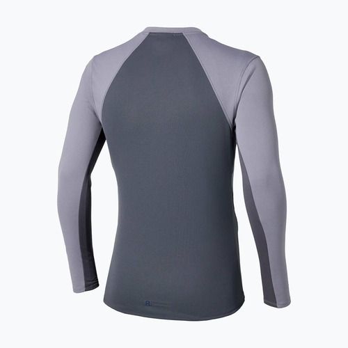 Pánsky bežecký longsleeve Mizuno Tech Thermal Charge quiksilver