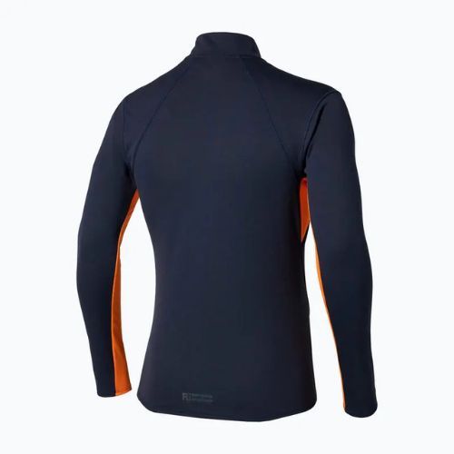 Pánske bežecké tričko longsleeve Mizuno Tech Thermal Charge Half Zip baritone blue
