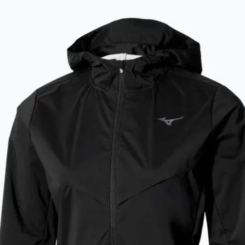 Dámska bežecká bunda Mizuno Tech Thermal Charge Hooded black