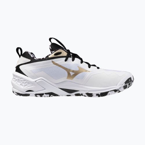Halové  topánky Mizuno Wave Stealth Neo 2 white/black/gold
