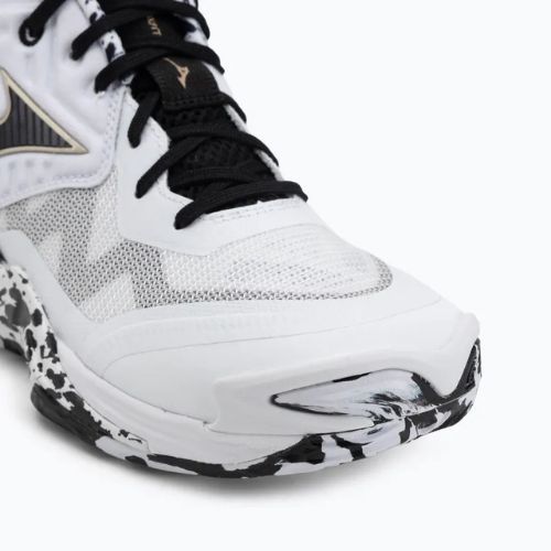 Volejbalové topánky Mizuno Wave Momentum Elite Mid white/black/ge gold
