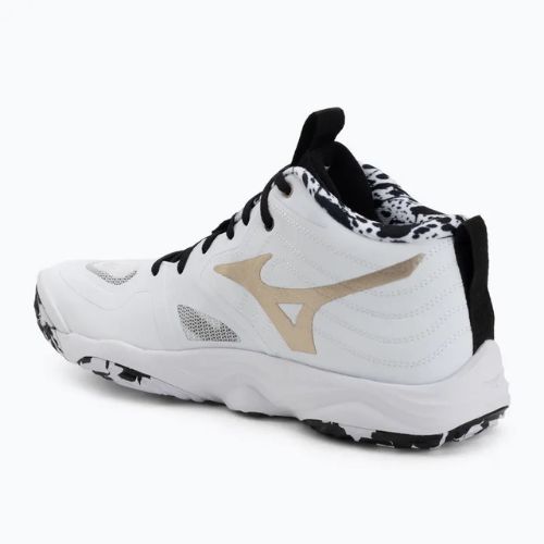 Volejbalové topánky Mizuno Wave Momentum Elite Mid white/black/ge gold