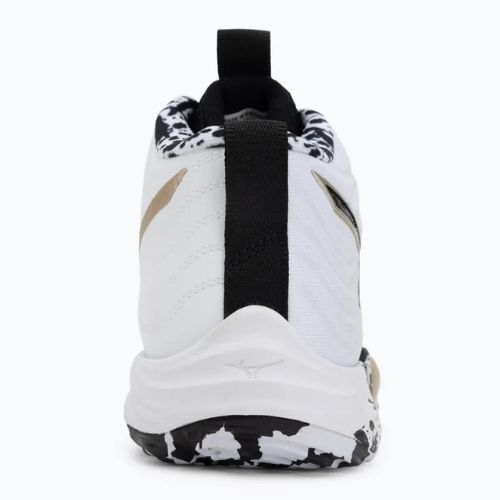 Volejbalové topánky Mizuno Wave Momentum Elite Mid white/black/ge gold