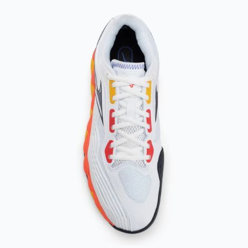 Tenisové topánky Mizuno Wave Enforce Tour 6 AC white/fiery coral 2/citrus