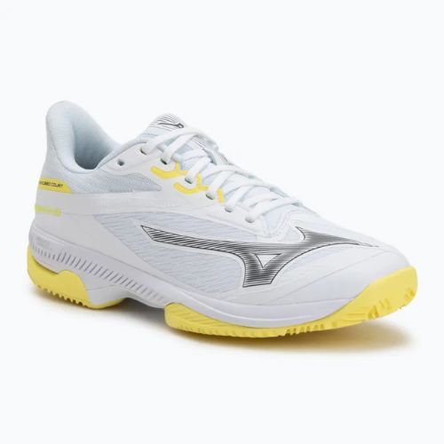 Dámske topánky na padel Mizuno Wave Exceed Court Padel W white/black send/lemon tonic