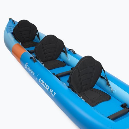 Nafukovací kajak pre 3 osoby AQUASTIC Cortez 15'7" hybrid blue