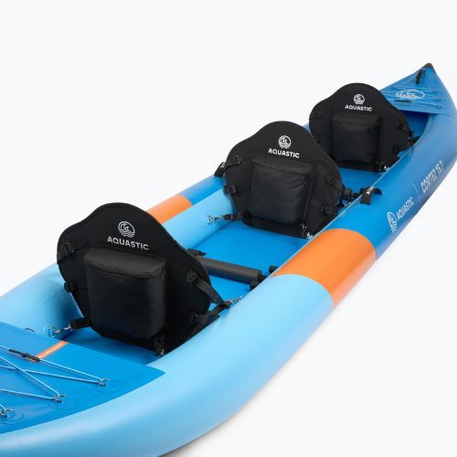 Nafukovací kajak pre 3 osoby AQUASTIC Cortez 15'7" hybrid blue