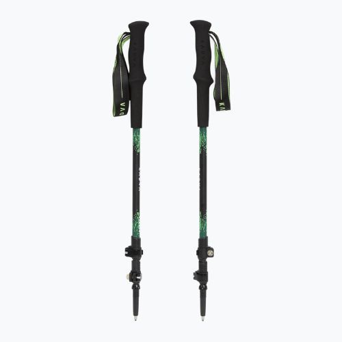 Trekingové palice KADVA Torre adjustable carbon green
