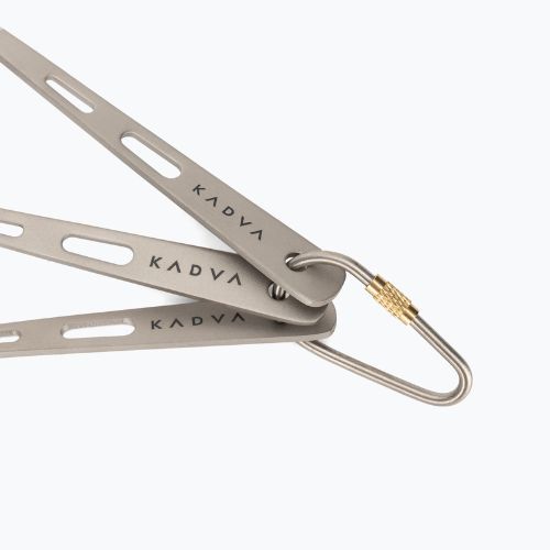 Turistický príbor KADVA titanium ultralight gray