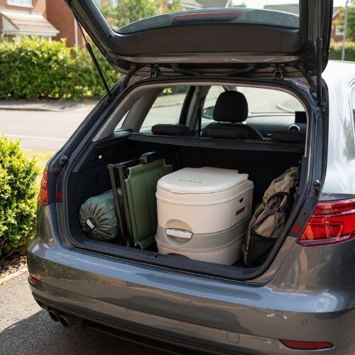 Turistická toaleta KADVA Throno PRO grey