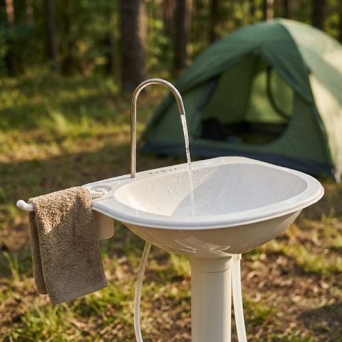 Umyvadlo turistické KADVA ViaPoca šedé