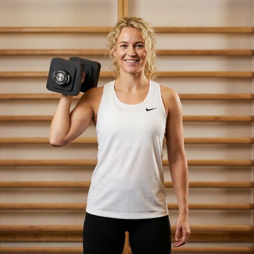 Nastaviteľná činka XTREXO 15 kg black