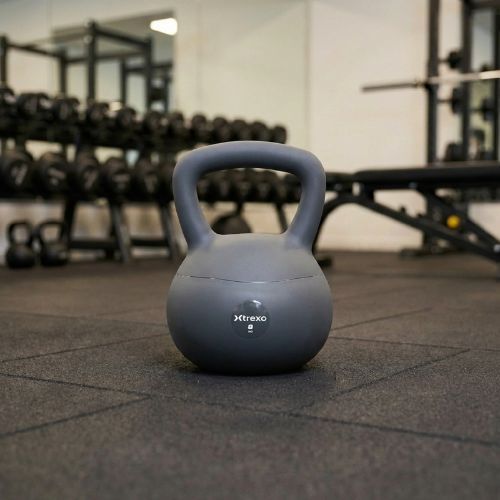 Mäkký kettlebell XTREXO 8 kg grey