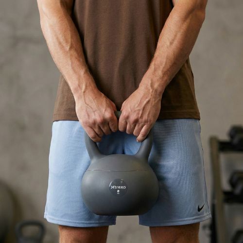 Mäkký kettlebell XTREXO 8 kg grey