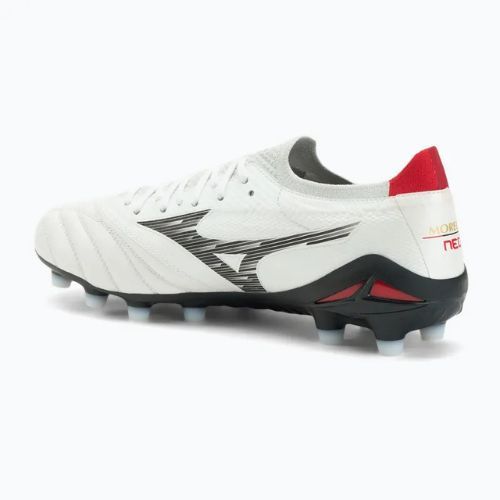 Pánske kopačky Mizuno Morelia Neo IV Β Elite MD White/Black/Chinese Red