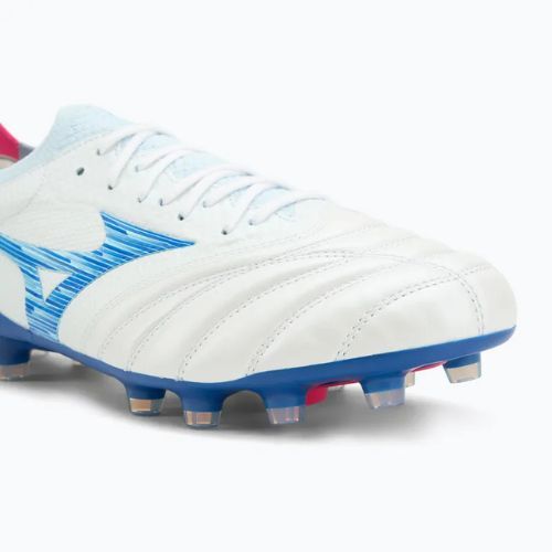 Pánske futbalové kopačky Mizuno Morelia Neo IV β Japan Fg white/tanager turquoise/pink tetra