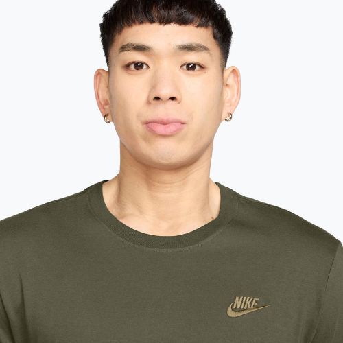 Pánske tričko Nike Sportswear Club medium olive/parachute beige