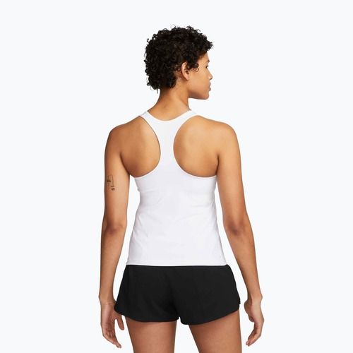 Dámska športová podprsenka Nike Swoosh Medium Support Bra white/stone mauve/black