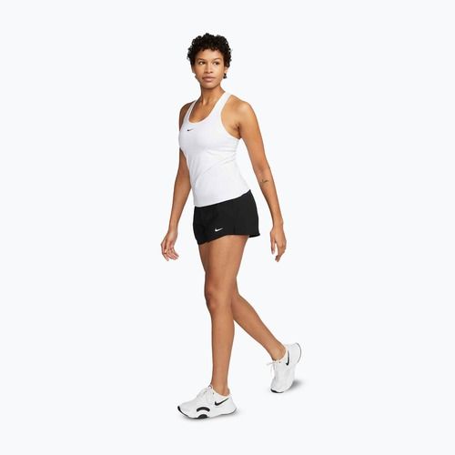 Dámska športová podprsenka Nike Swoosh Medium Support Bra white/stone mauve/black