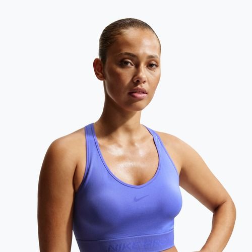 Dámske tričko Nike Pro Seamless Dri-Fit Cropped sapphire
