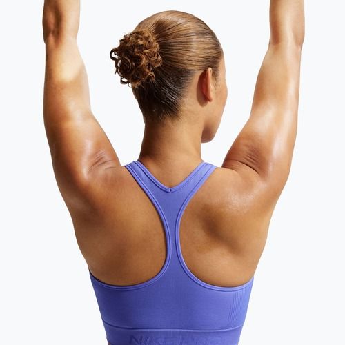 Dámske tričko Nike Pro Seamless Dri-Fit Cropped sapphire