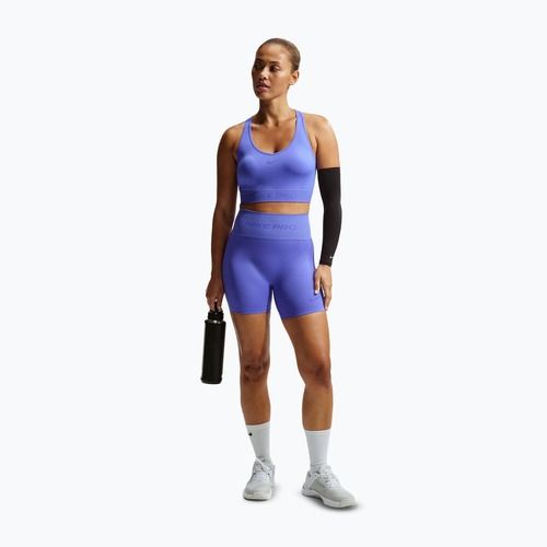 Dámske tričko Nike Pro Seamless Dri-Fit Cropped sapphire