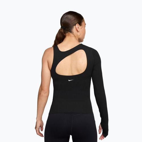 Dámske tréningové tričko Nike Zenvy Dri-Fit One Sleeve Top black/white/cool grey