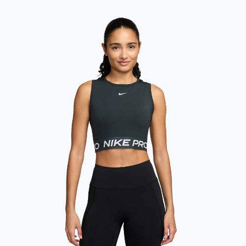 Dámske tréningové tričko Nike Pro Dri-Fit seaweed/white