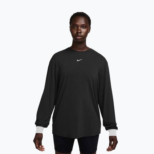Dámske tréningové tričko longsleeve Nike One Relaxed Dri-Fit black/white