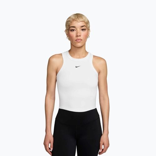 Dámske tričko Nike One Fitted Dri-Fit Cropped Tank thunder white/black
