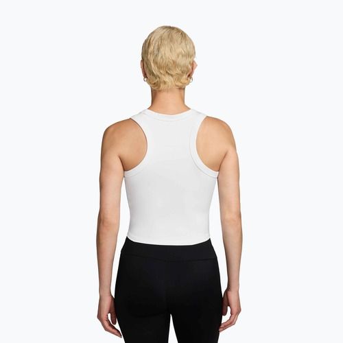 Dámske tričko Nike One Fitted Dri-Fit Cropped Tank thunder white/black